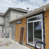 Door Framing and exterior siding project in Boise, Idaho