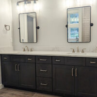 Bathroom remodel in master bathroom in Eagle, Idaho by Total Home Services.