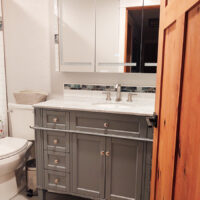 Bathroom remodel in master bathroom in Meridian, Idaho by Total Home Services.