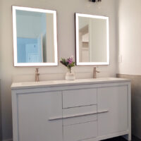 Bathroom remodel in master bathroom in Eagle, Idaho by Total Home Services.