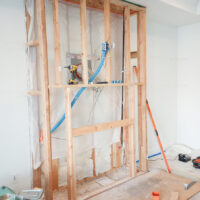 Fireplace installation, Framing and drywall project in Boise, Idaho