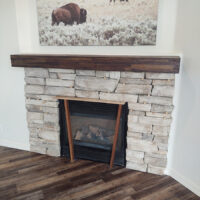 Custom Fireplace update and installation in Eagle, Idaho by Total Home Services.