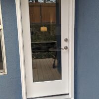 Door frame and new door installation in Boise, Idaho