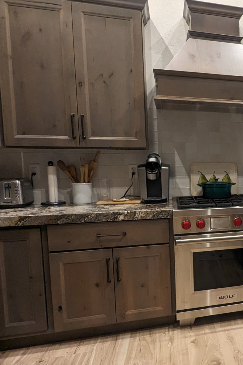 Custom cabinetry in complete kitchen remodel in Eagle, Idaho